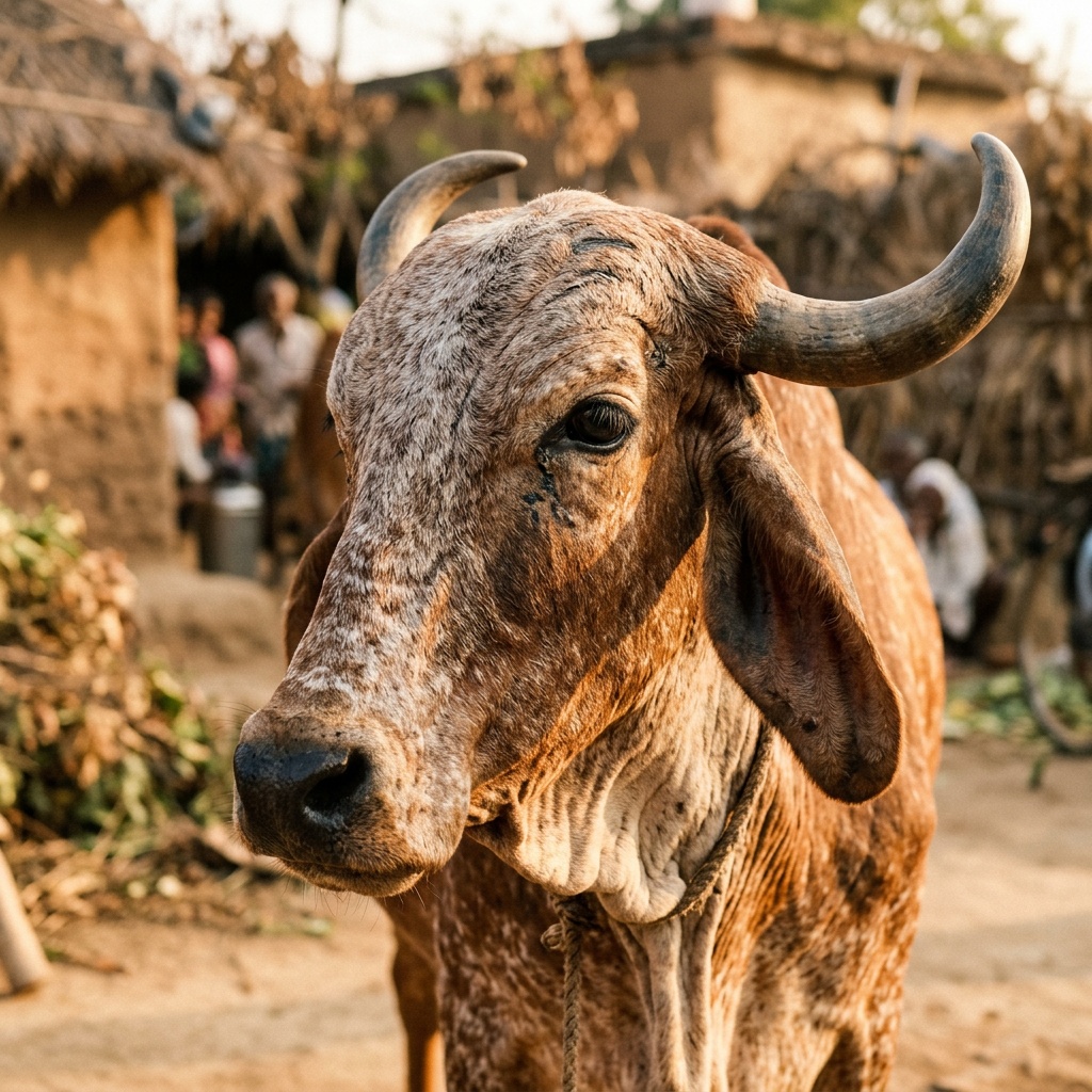 Lakshmi, a Gir cow